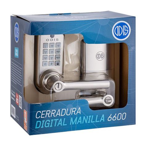 Cerradura Digital Odis con Manilla 6600 - Plata-6