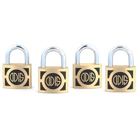 Pack 4 Candados Odis 340 40mm Llaves Iguales-1