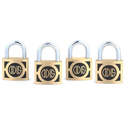 Pack 4 Candados Odis 340 40mm Llaves Iguales-0