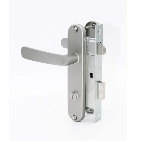 Cerradura Embutir Odis Simona 7040 Baño - Plata-0