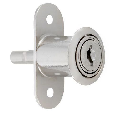 Cerradura Muebles Odis Corredera 2460-1924 Plata-4