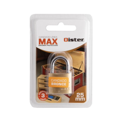 Candado Oister MAX 25mm-4