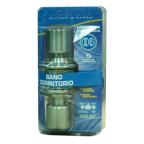 Cerradura Cilíndrica Odis 205 Baño - Plata-3