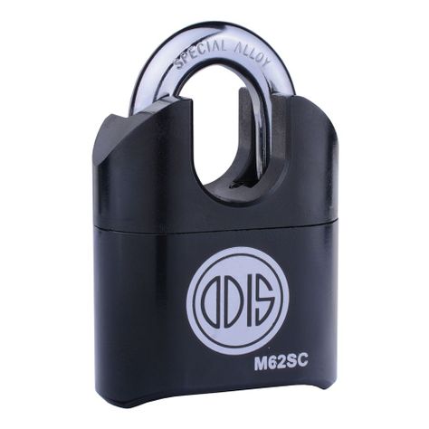 Candado Odis M62SC 62mm Combinación Hombros - Negro-1