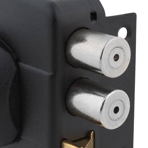 Cerradura Sobreponer Odis 321 Puertas De Madera -Negro-2