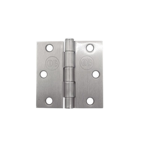 Pack 3 Bisagras Acero Odis 3”X 3”X 2.0mm Plata-0