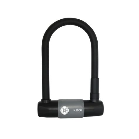 Candado Bicicleta U Lock Odis K1800 18x186mm Grafito Llave Disco-0
