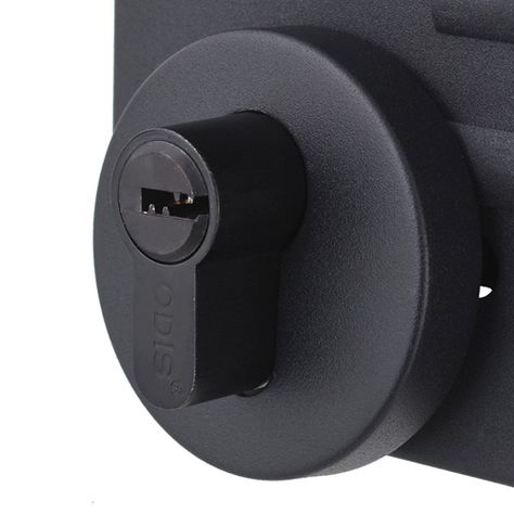 Cerrojo Embutir Odis 600 Llave-Llave - Negro-4