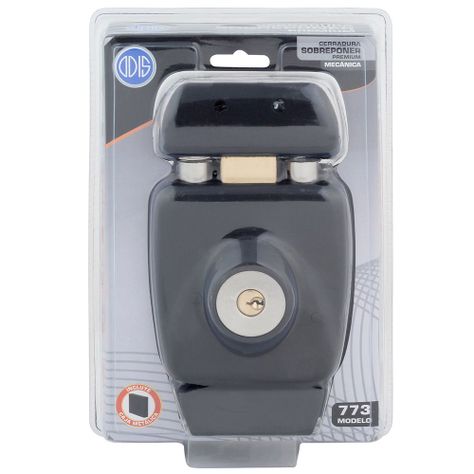 Cerradura Sobreponer Odis 773 Caja Metalica - Negro-9