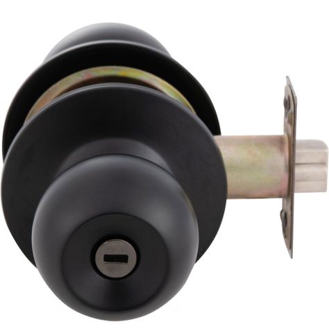 Cerradura Cilíndrica Oister 101 Baño - Negro-3