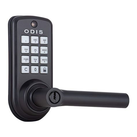 Cerradura Digital Odis con Manilla 6600 - Negro-0
