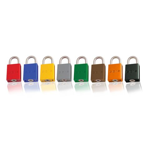 Candado Bloqueo Aluminio Odis 38mm - Negro-2