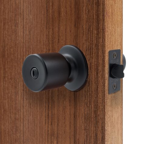 Cerradura Cilíndrica ODIS 205 Baño - Negro-1