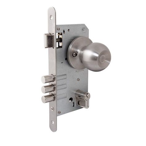 Cerradura Embutir Odis 201 Pomo Acceso - Plata-1