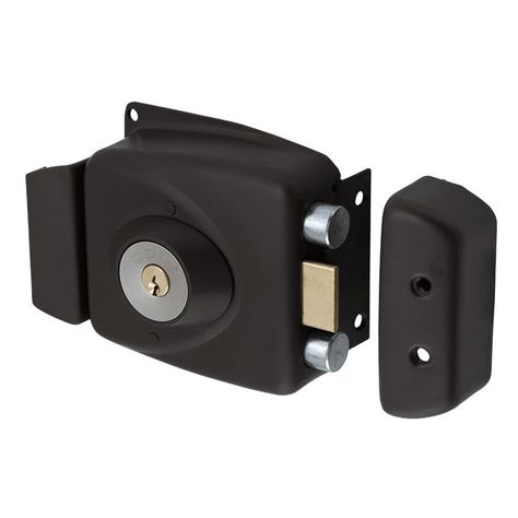 Cerradura Sobreponer Odis 771 Puertas Madera - Negro-0