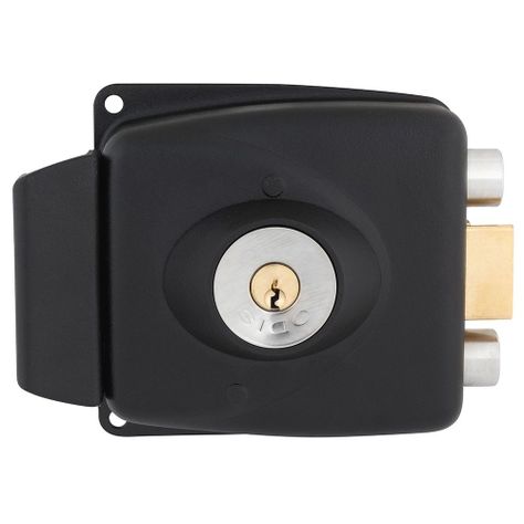 Cerradura Sobreponer Odis 771 Puertas Madera - Negro-5