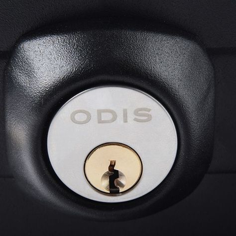 Cerradura Sobreponer Odis 323 Rejas Portones con Caja - Negro-3