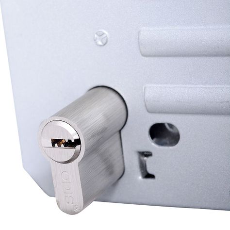 Cerrojo Embutir Odis 605 Llave-Seguro - Plata-2
