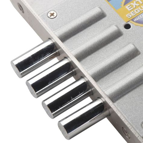 Cerrojo Embutir Odis 605 Llave-Seguro - Plata-4