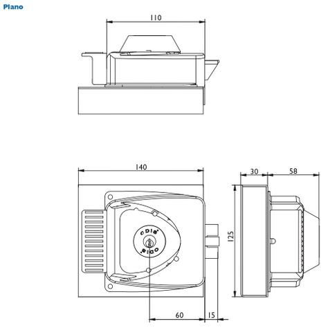 Kit Cerradura Eléctrica Sobreponer Odis 783 + Transformador-3