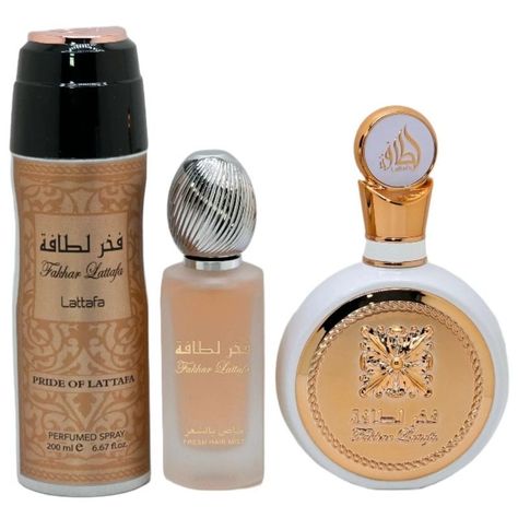 Set Lattafa Fakhar Women EDP 100 ml + Perfume Spray 200 ml + Hair Mist 50 ml-1