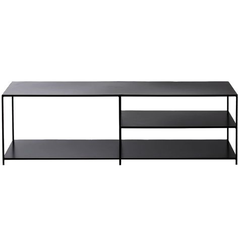 Mueble TV / Arrimo Bajo Negro Utrecht-0