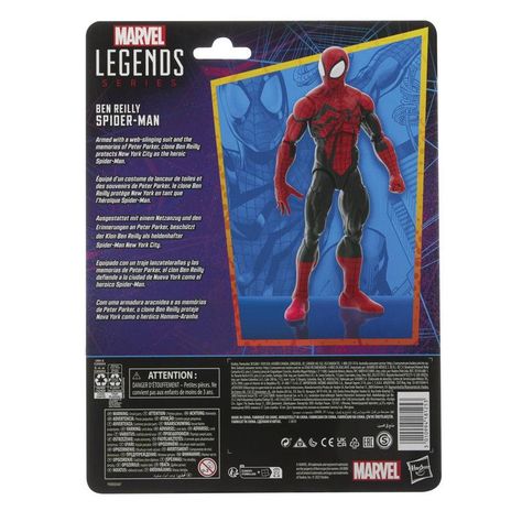 Figura de Acción Marvel Legends Series Ben Reilly Spider-Man-3