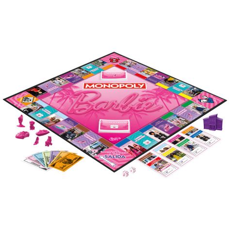 Juego de Mesa Monopoly Barbie-0