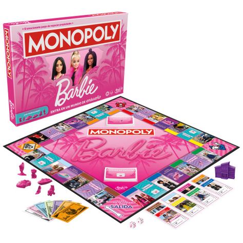 Juego de Mesa Monopoly Barbie-1