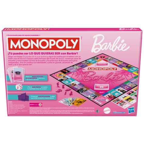 Juego de Mesa Monopoly Barbie-2