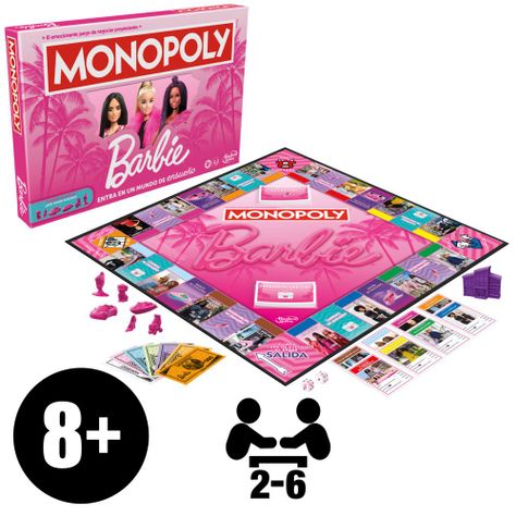 Juego de Mesa Monopoly Barbie-5
