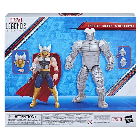 Figura de Acción Marvel Legends Series Thor vs. Destructor-3