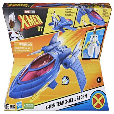 Figura de Acción Marvel Studios X-Men '97 Jet del Equipo X-Men y Storm-1