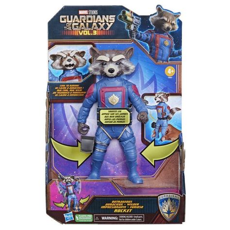 Figura Marvel Guardianes de la Galaxia Rocket-1