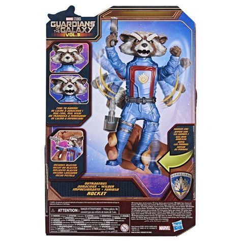 Figura Marvel Guardianes de la Galaxia Rocket-3