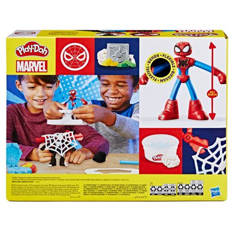 Masas y Plastilinas Play Doh Marvel Spider-Man Lanza y Atrapa-3