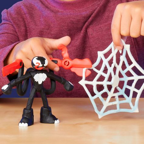 Masas y Plastilinas Play Doh Marvel Spider-Man Lanza y Atrapa-8
