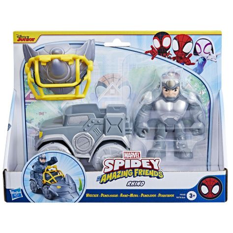 Figura de Acción Spidey & His Amazing Friends Rhino Demoledor-1