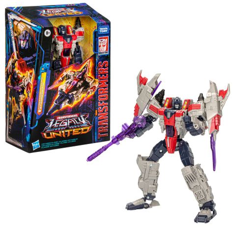 Figura de Acción Transformers Legacy United Voyager Cybertron Universe Starscream -3