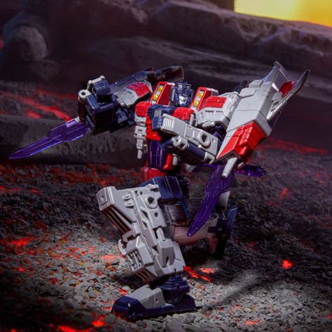 Figura de Acción Transformers Legacy United Voyager Cybertron Universe Starscream -6