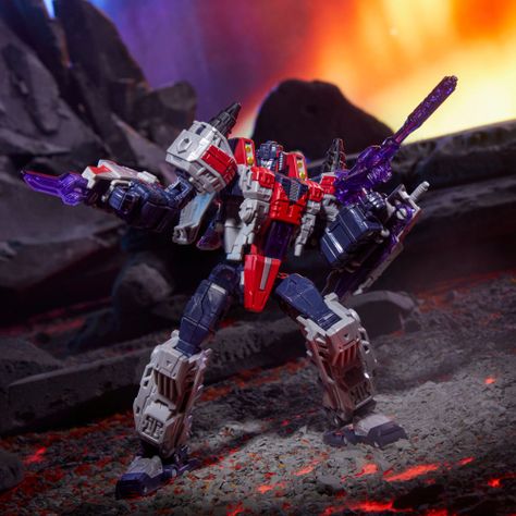 Figura de Acción Transformers Legacy United Voyager Cybertron Universe Starscream -7