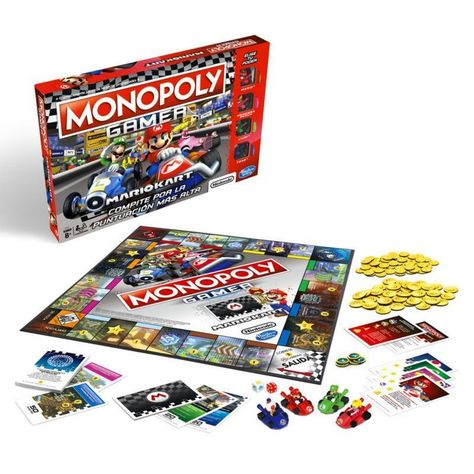 Juego De Tablero Monopoly Gamer Mario Kart-2