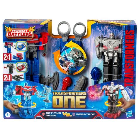 Figura de Acción Transformers One Robot Battlers Optimus Prime (Orien Pax) y Megatron (D-16)-2