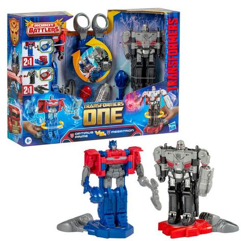 Figura de Acción Transformers One Robot Battlers Optimus Prime (Orien Pax) y Megatron (D-16)-3