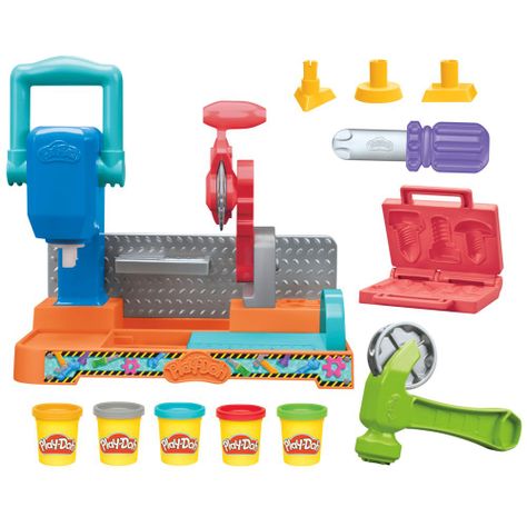 Masas y Plastilinas Play Doh Banco de Herramientas-1