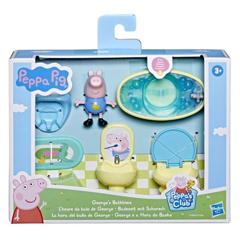 Figura Peppa Pig La Hora Del Baño Con George-0