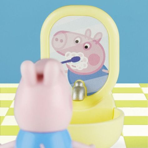 Figura Peppa Pig La Hora Del Baño Con George-4