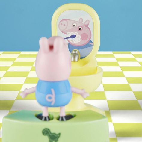Figura Peppa Pig La Hora Del Baño Con George-6