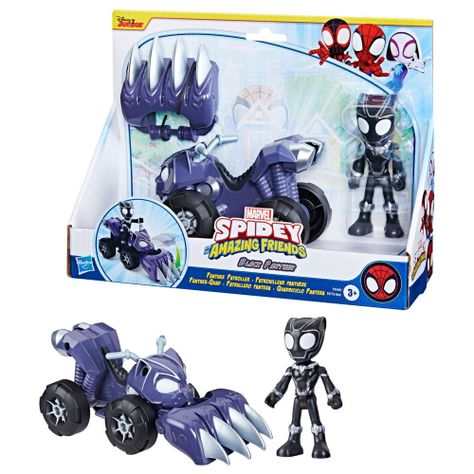 Set Spidey & His Amazing Friends Patrullero Black Panther-1