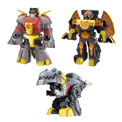 Figuras Transformers Dinobot Predaking, Grimlock & Snarl-0